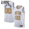 Dres Boston Celtics Prilagođeni Nike 2025-26 City Edition Bijela Swingman - Dječji